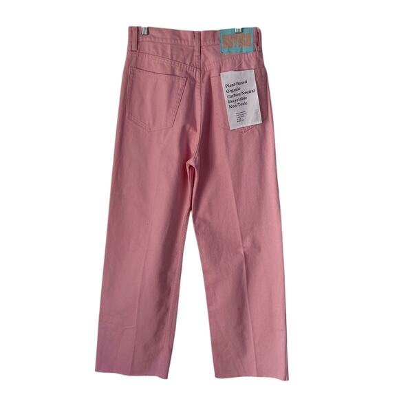 NWOT Boyish - The Charley Wide Leg Tickled Pink Jeans – Sz 27 - Picture 8 of 13
